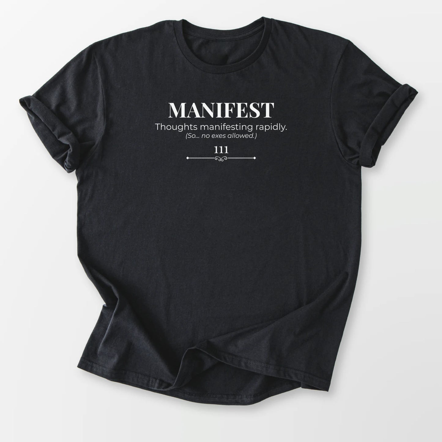 111 Manifest Tee Black T-Shirt