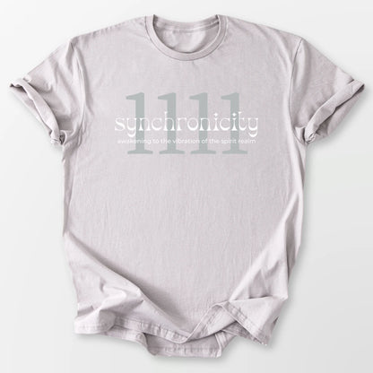 1111 Angel Number Tee Ice Grey T-Shirt
