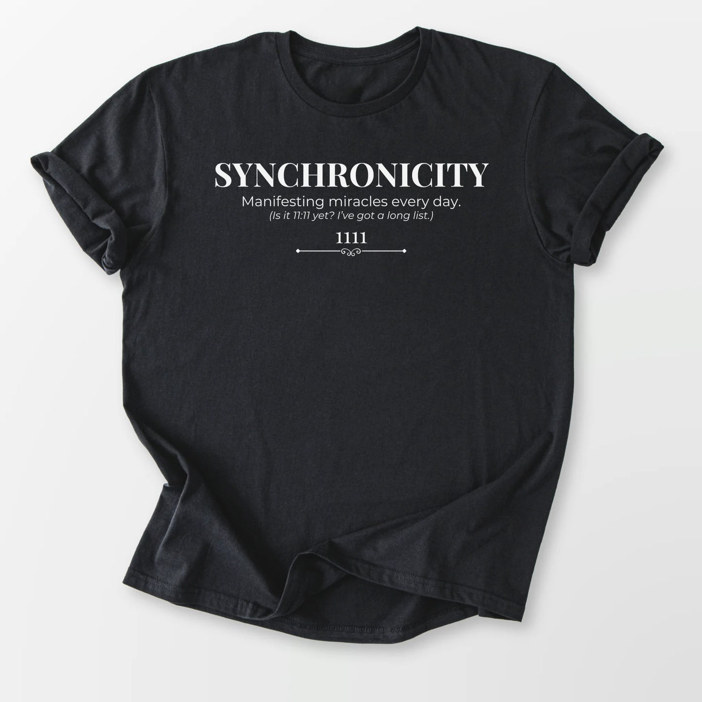 1111 Synchronicity Tee Black T-Shirt