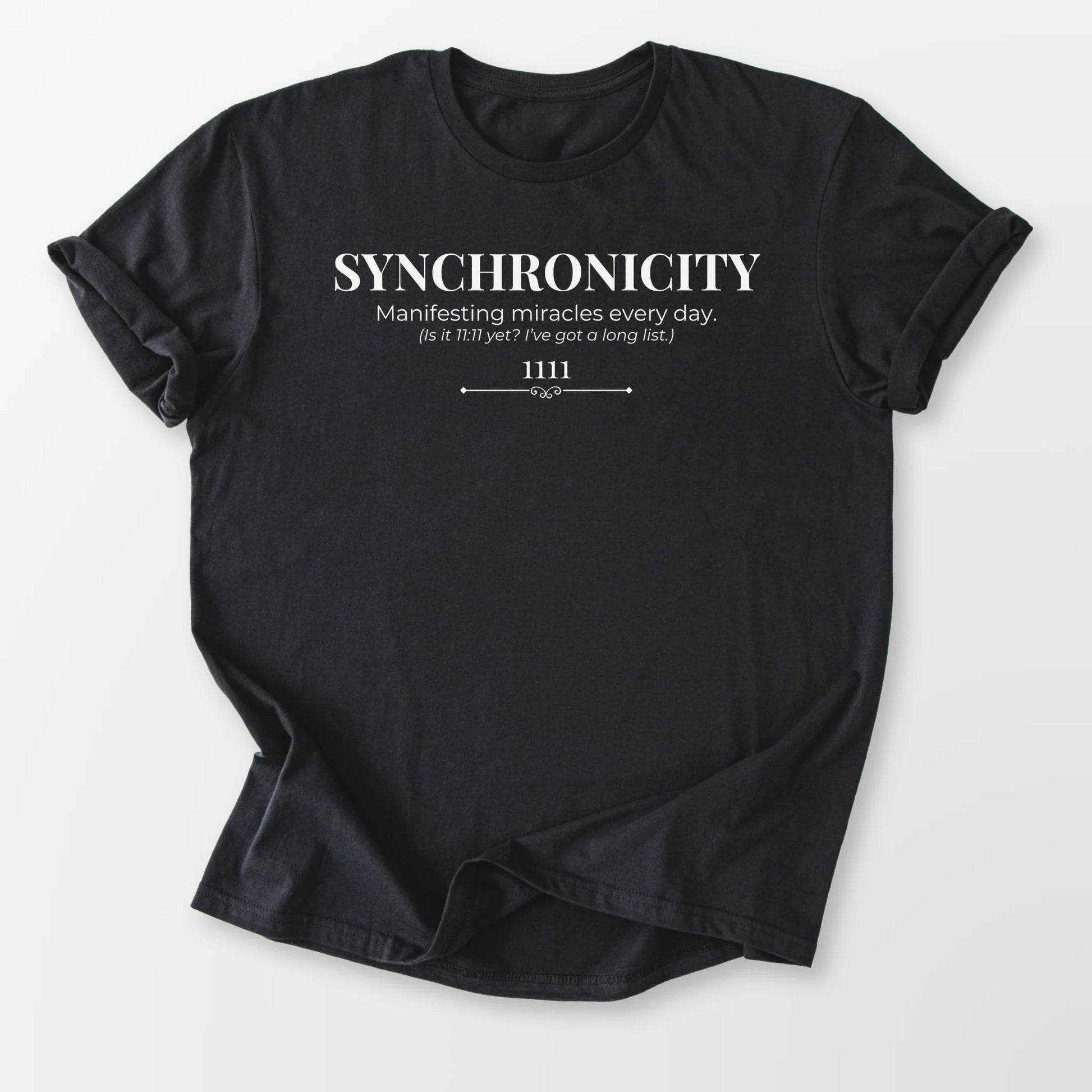 1111 Synchronicity Tee Black T-Shirt