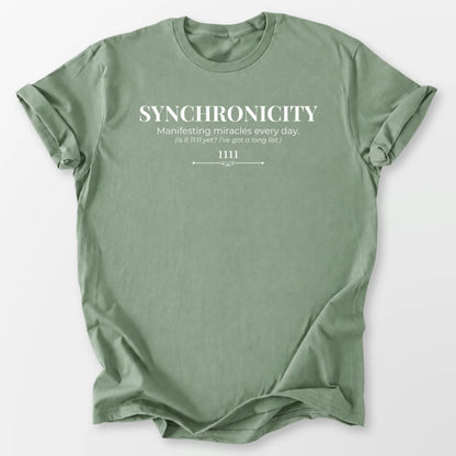 1111 Synchronicity Tee Sage T-Shirt