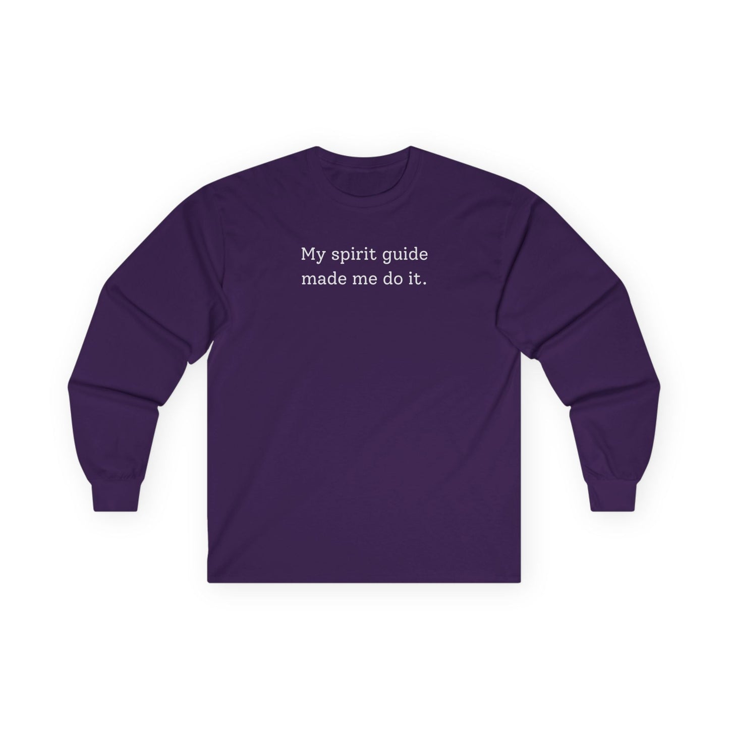 My Spirit Guide Long Sleeve Tee Purple Long-sleeve