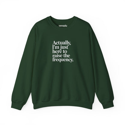 Raise the Frequency Sweatshirt Forest Green