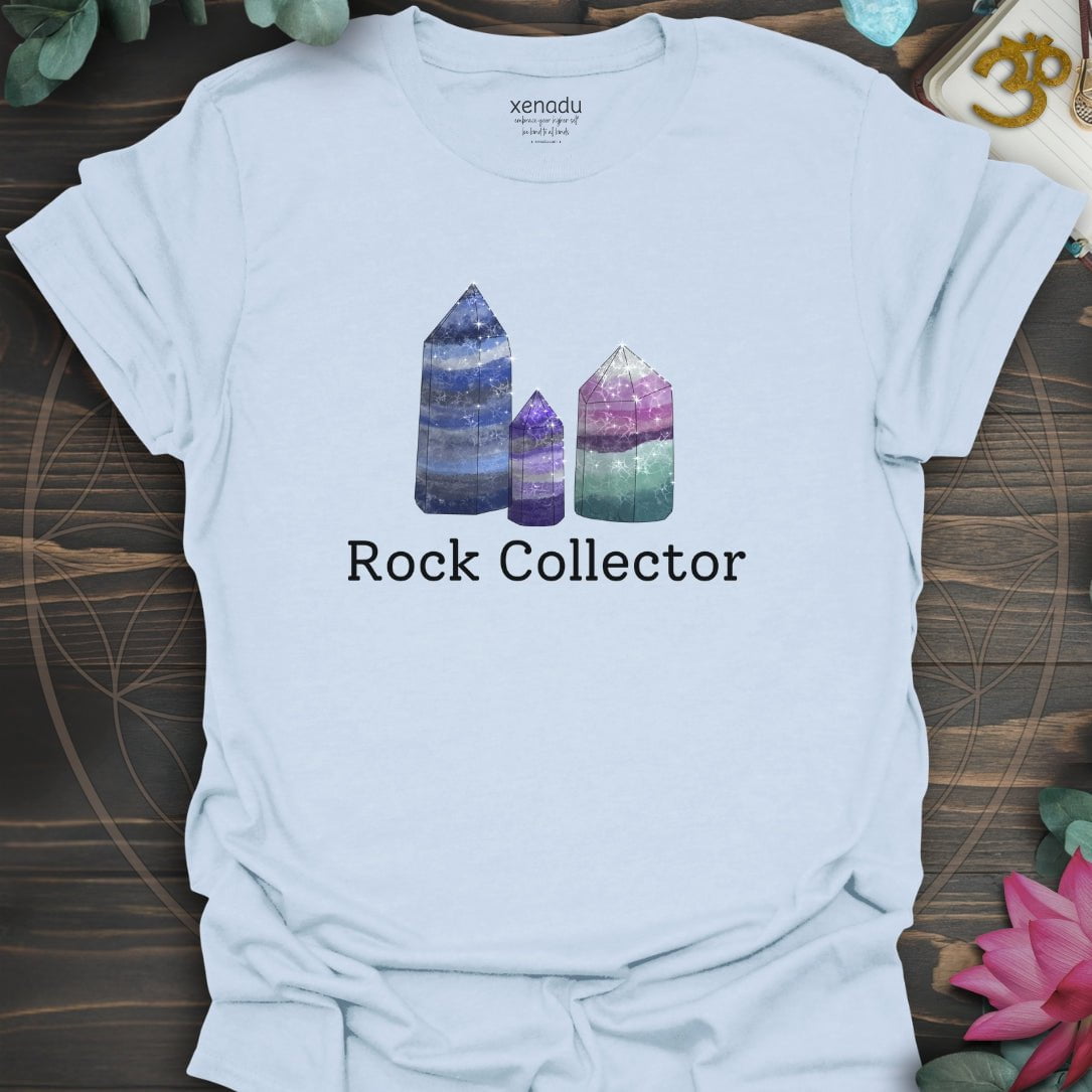 Rock Collector Tee Light Blue T-Shirt