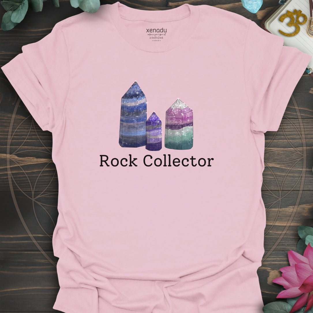 Rock Collector Tee Light Pink T-Shirt