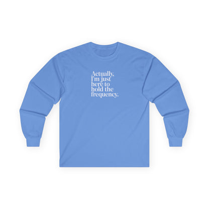 Hold the Frequency Long Sleeve Tee Carolina Blue Long-sleeve