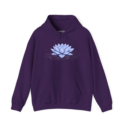 Floating Blue Lotus Hoodie Purple Hoodie