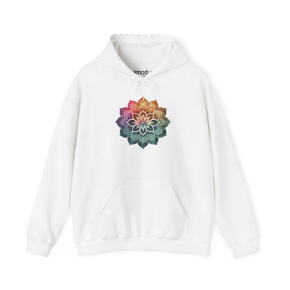 Boho Mandala Hoodie White Hoodie
