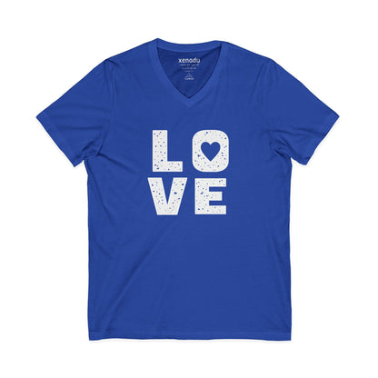 Big Love V-Neck Tee Royal Blue V-neck