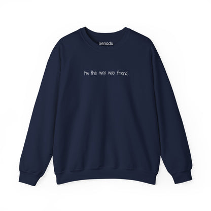 I'm the Woo Woo Friend Sweatshirt Navy Sweatshirt