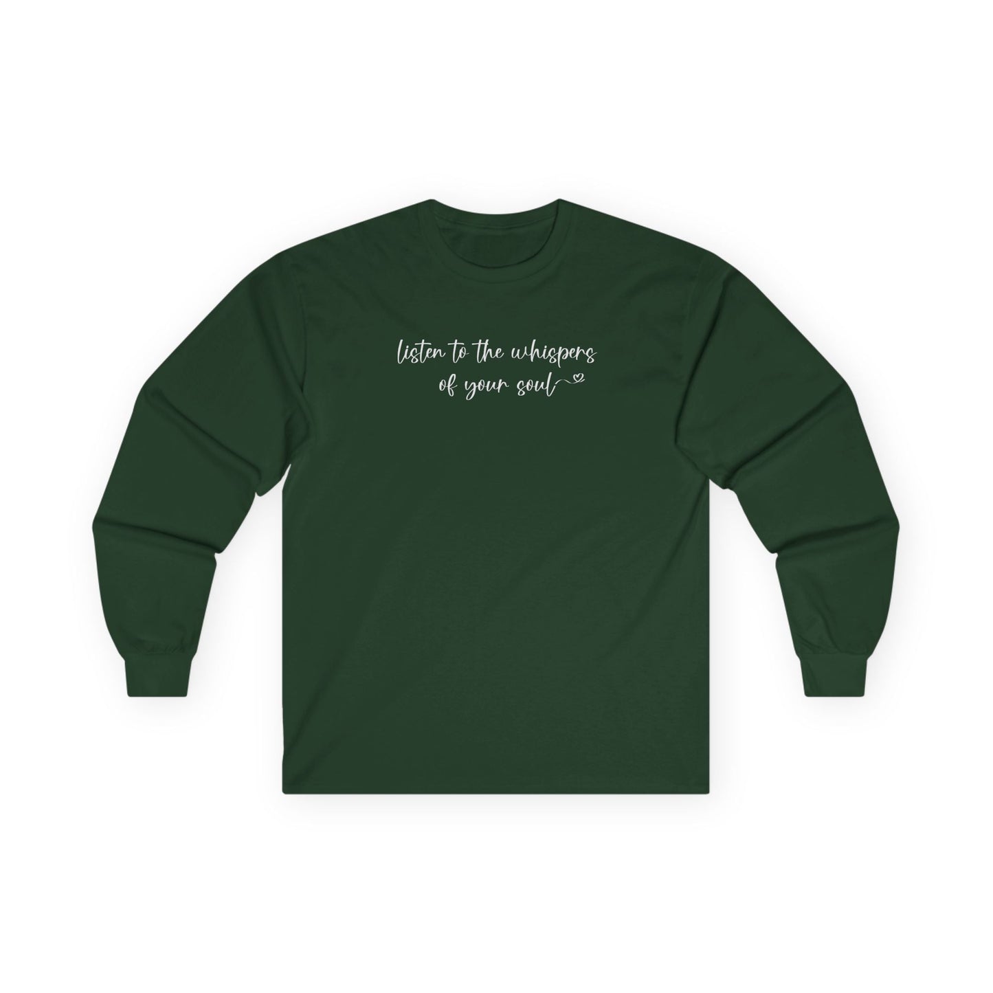 Listen to the Whispers Long Sleeve Tee Forest Green Long-sleeve