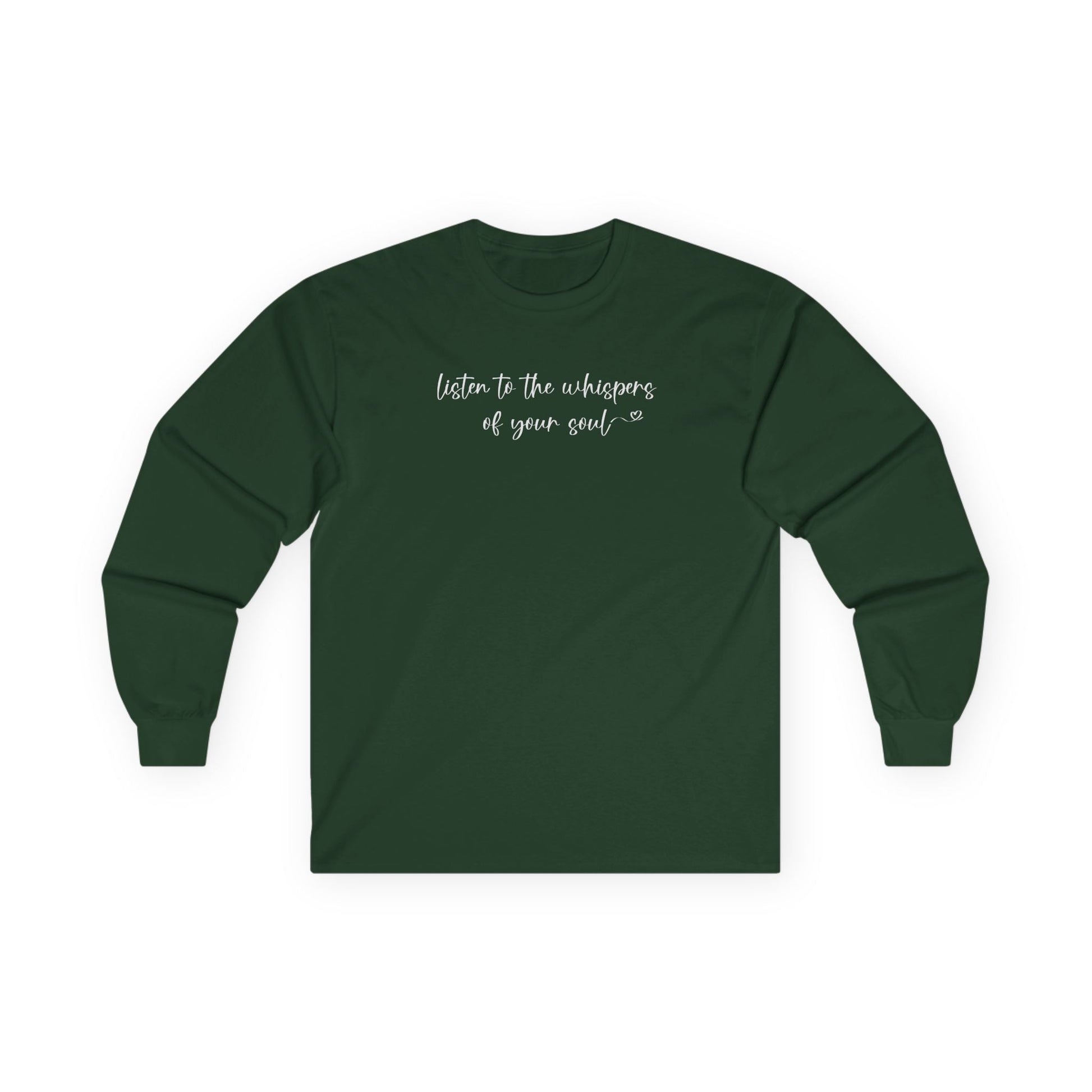 Listen to the Whispers Long Sleeve Tee Forest Green Long-sleeve