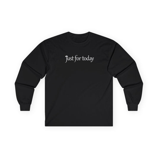 Just for Today Long Sleeve Black Long-sleeve
