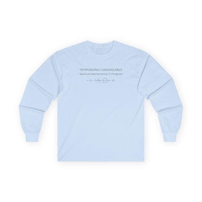 Spiritual Maintenance Long Sleeve Tee Light Blue Long-sleeve