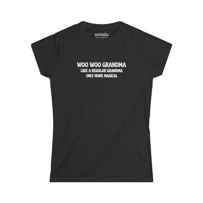 Woo Woo Grandma Women's Tee Black