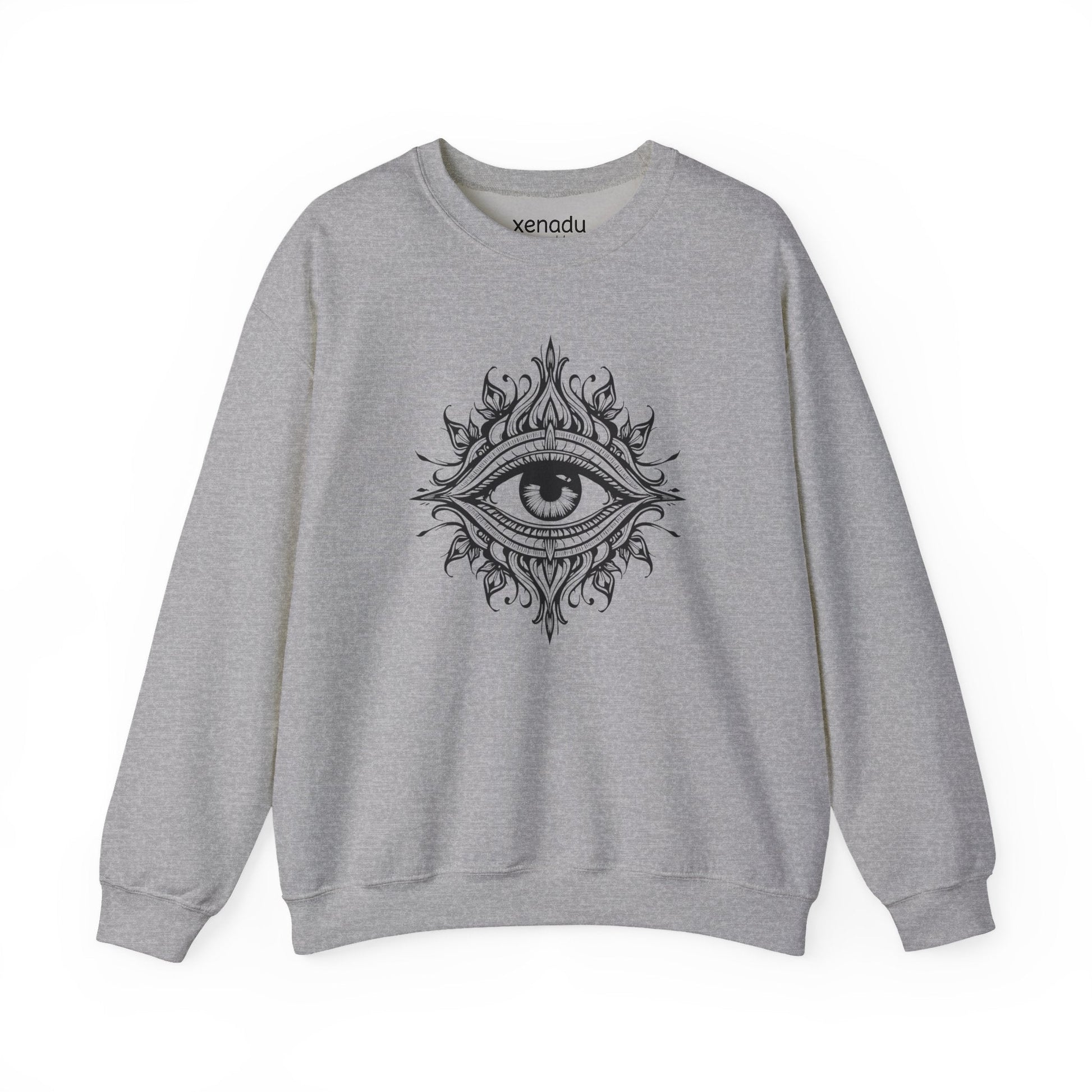 Third Eye Sweatshirt Sport Grey Sweatshirt