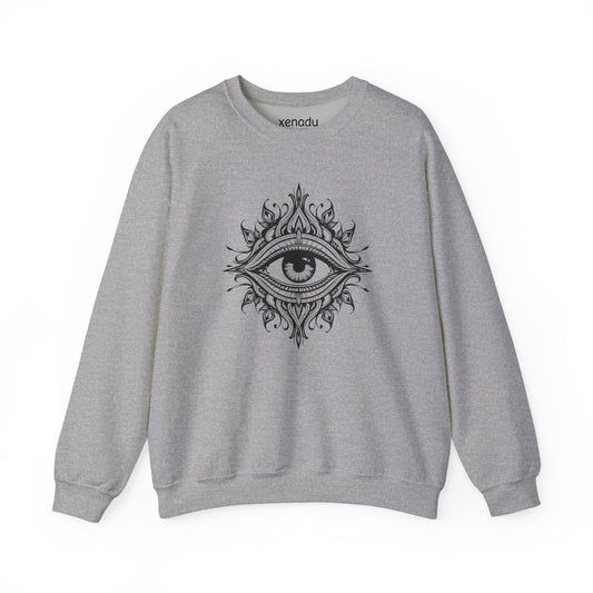 Third Eye Sweatshirt Sport Grey Sweatshirt