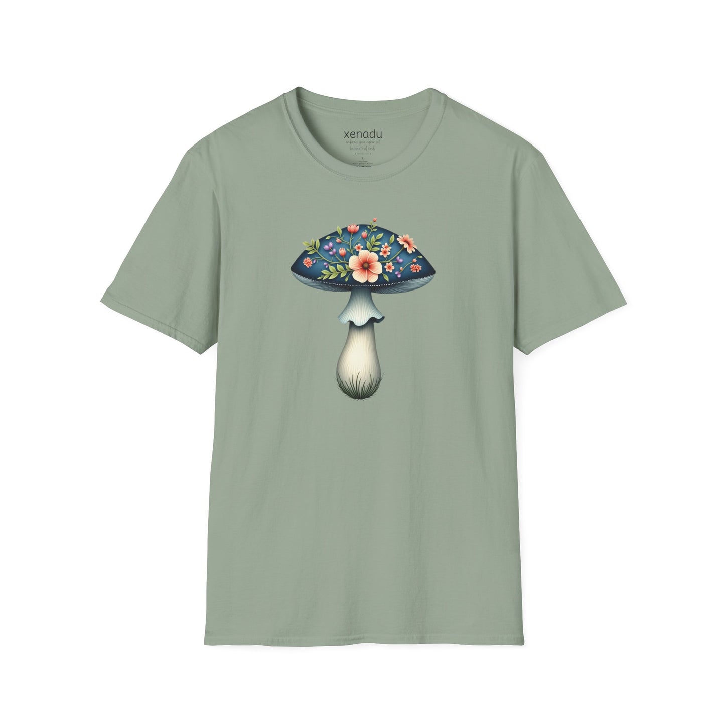 Boho Mushroom Blooms Tee