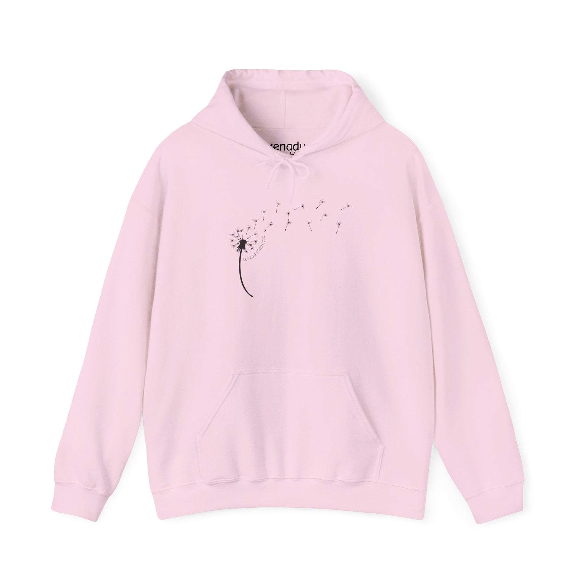 Kindness Dandelion Hoodie Light Pink Hoodie