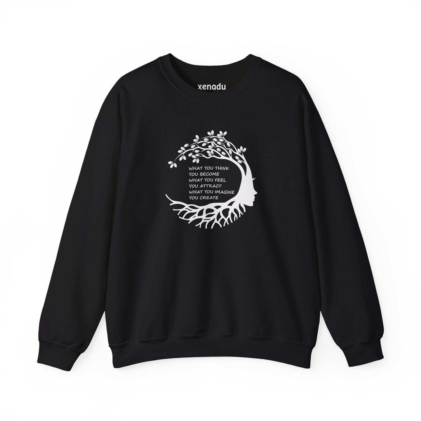 Become Attract Create Sweatshirt Black