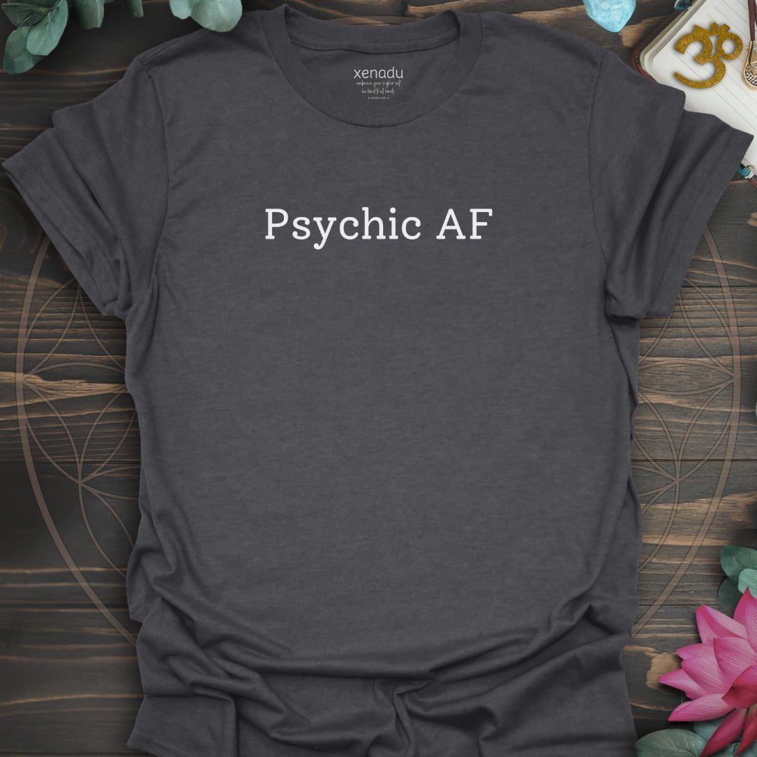 Psychic AF Tee Dark Heather Grey T-Shirt