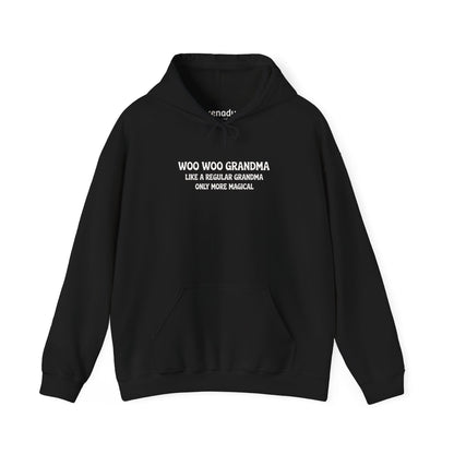 Woo Woo Grandma Hoodie Black Hoodie