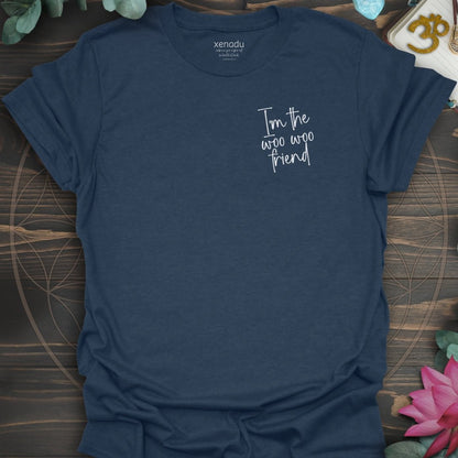 Woo Woo Friend Tee Heather Navy T-Shirt