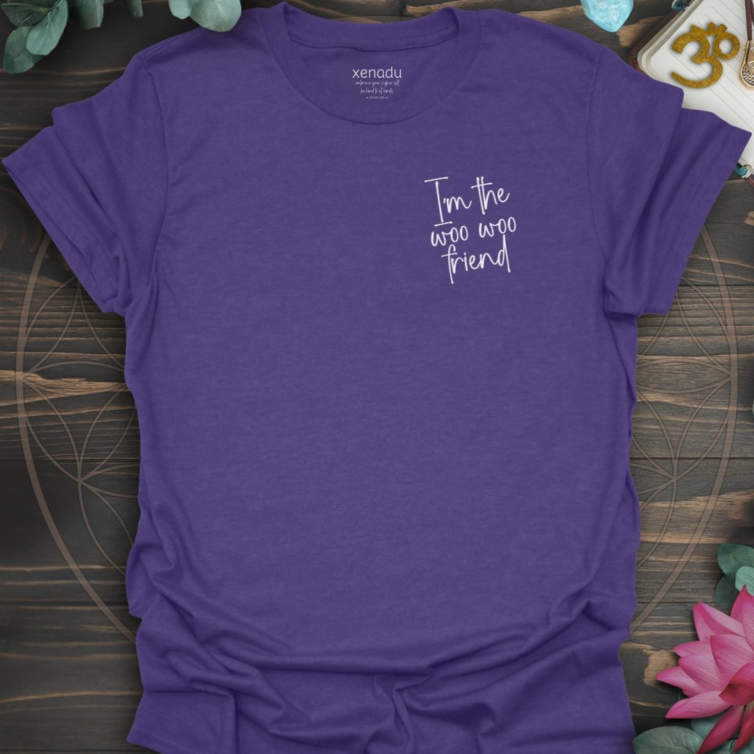 Woo Woo Friend Tee Heather Purple T-Shirt