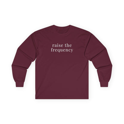 Raise Frequency Long Sleeve Tee Maroon