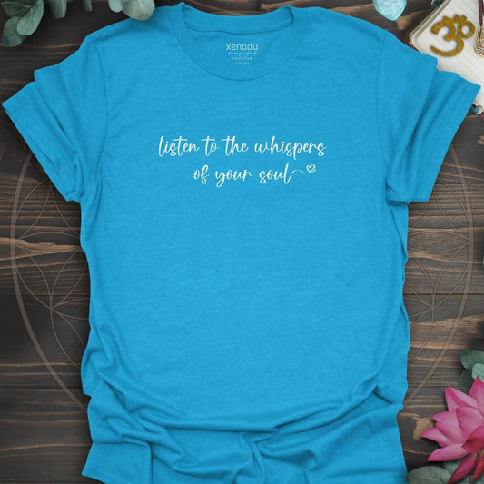 Listen to the Whispers Tee Heather Sapphire T-Shirt