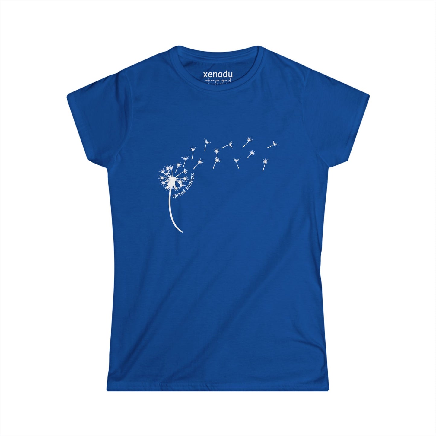 Kindness Dandelion Women's Tee Royal Blue