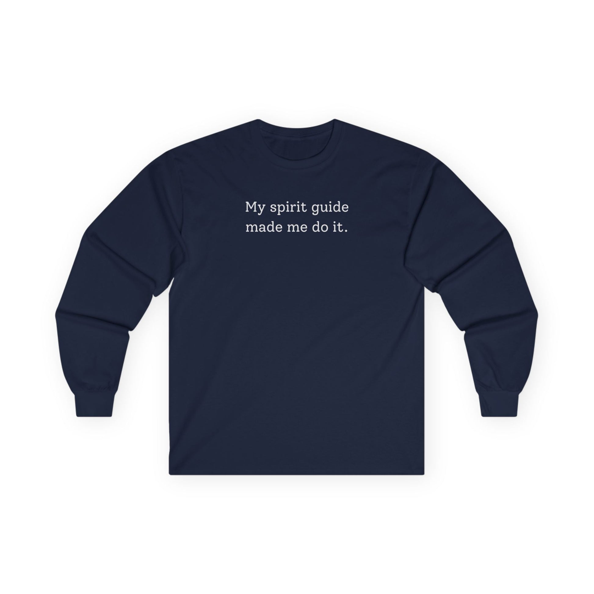 My Spirit Guide Long Sleeve Tee Navy Long-sleeve