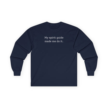 My Spirit Guide Long Sleeve Tee Navy Long-sleeve