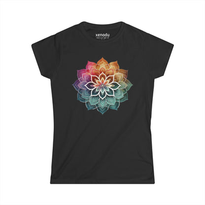 Boho Mandala Women's Tee Black