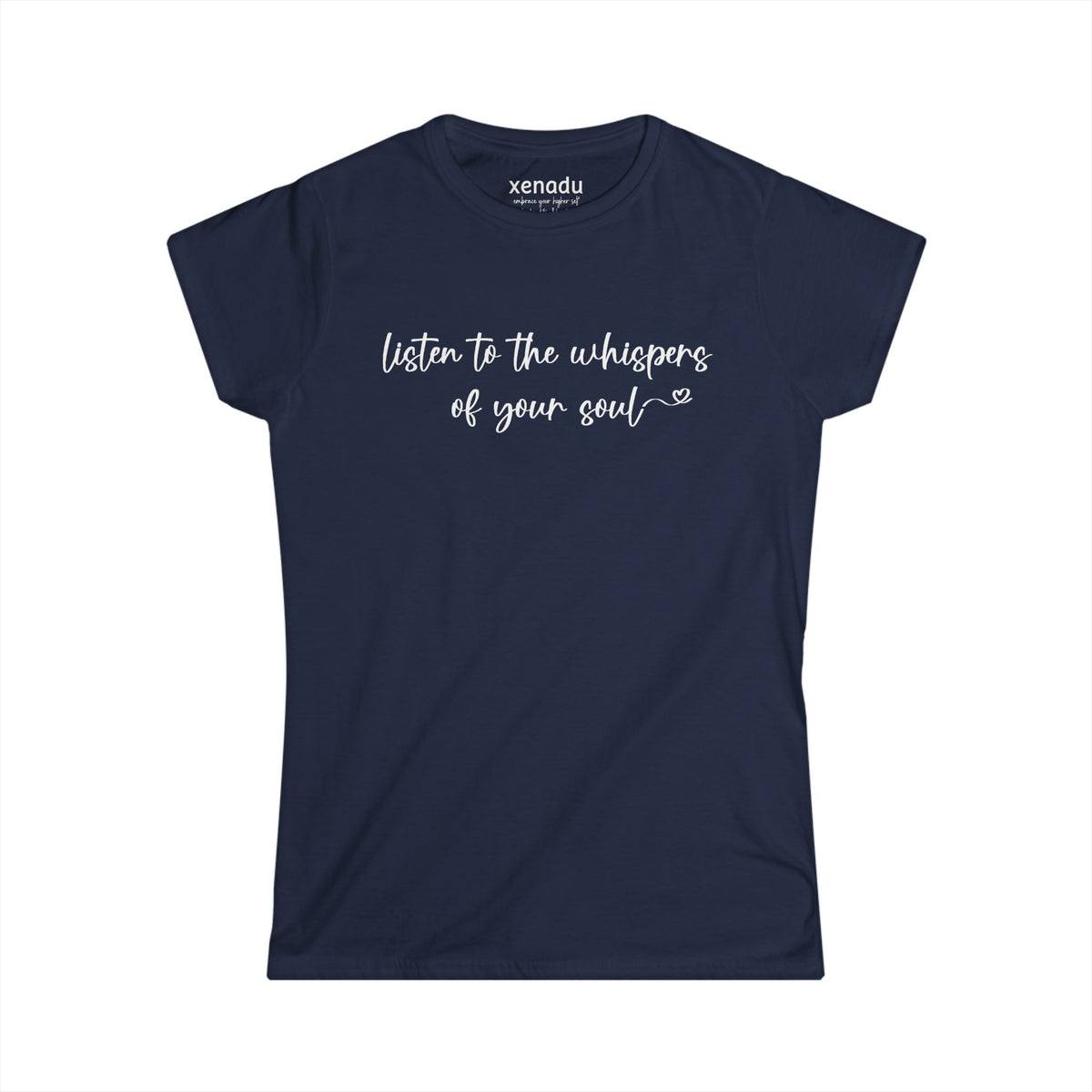 Listen to the Whispers Women's Tee Navy