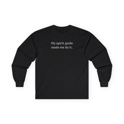 My Spirit Guide Long Sleeve Tee Black Long-sleeve