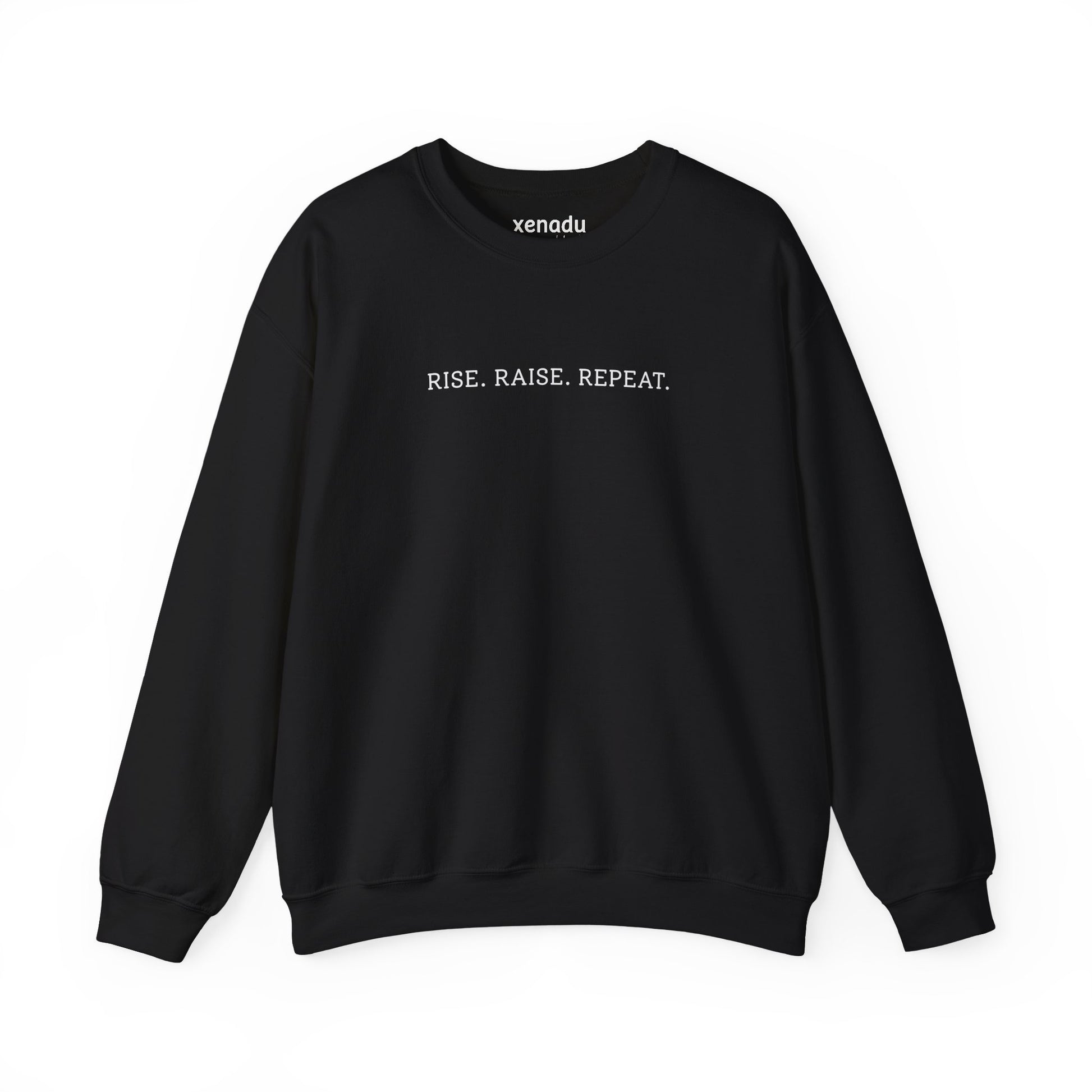 Rise Raise Repeat Sweatshirt Black