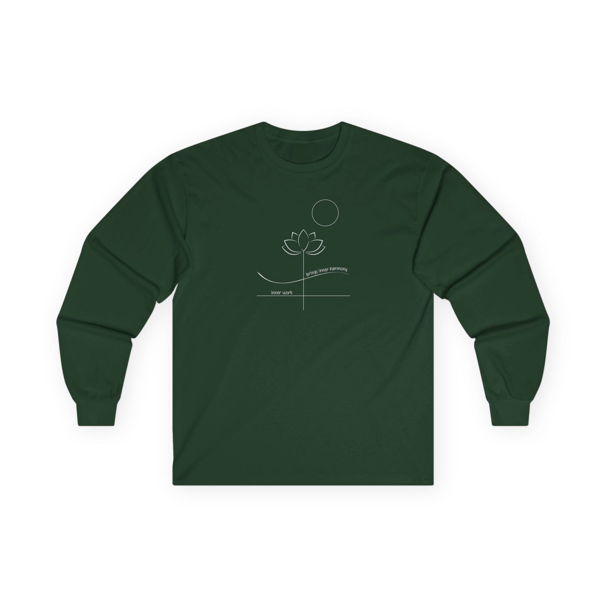 Inner Work Inner Harmony Long Sleeve Tee Forest Green Long-sleeve