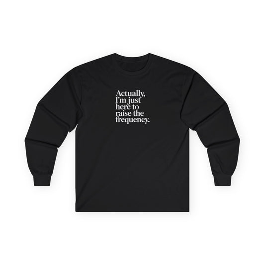 Raise the Frequency Long-Sleeve Tee Black Long-sleeve