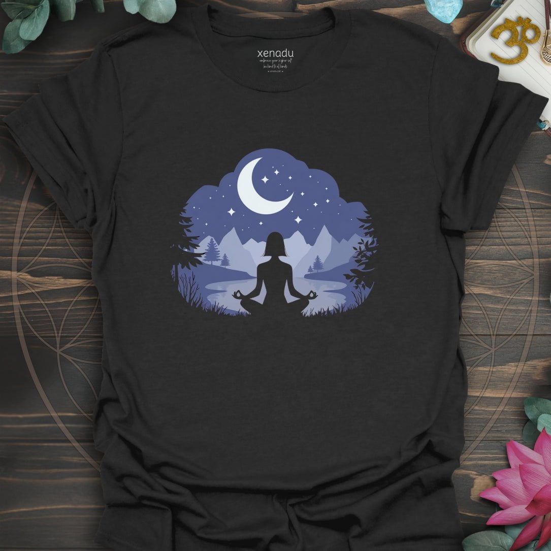 Evening Peace Tee Black T-Shirt