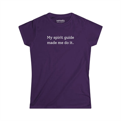 My Spirit Guide Women's Tee Purple