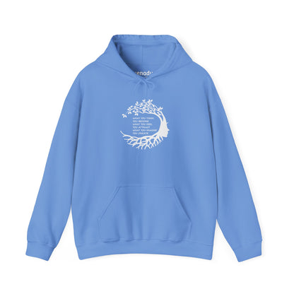 Become Attract Create Hoodie Carolina Blue