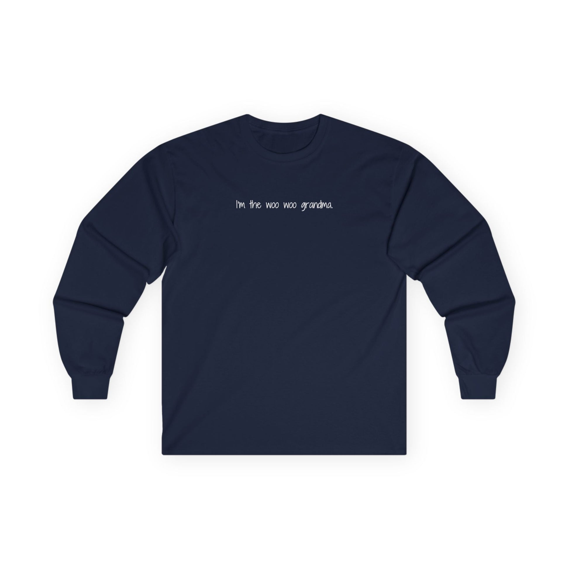 I'm the Woo Woo Grandma Long Sleeve Tee Navy Long-sleeve