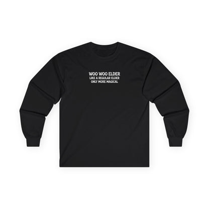 Woo Woo Elder Long Sleeve Tee Black Long-sleeve