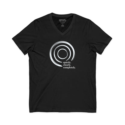 Quietly Clearly V-Neck Black V-neck