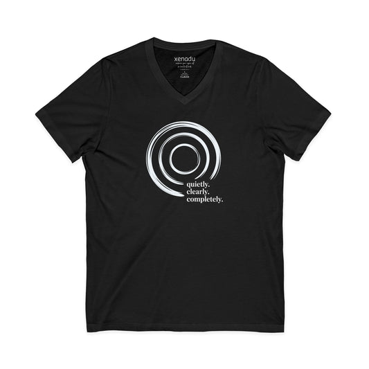 Quietly Clearly V-Neck Black V-neck