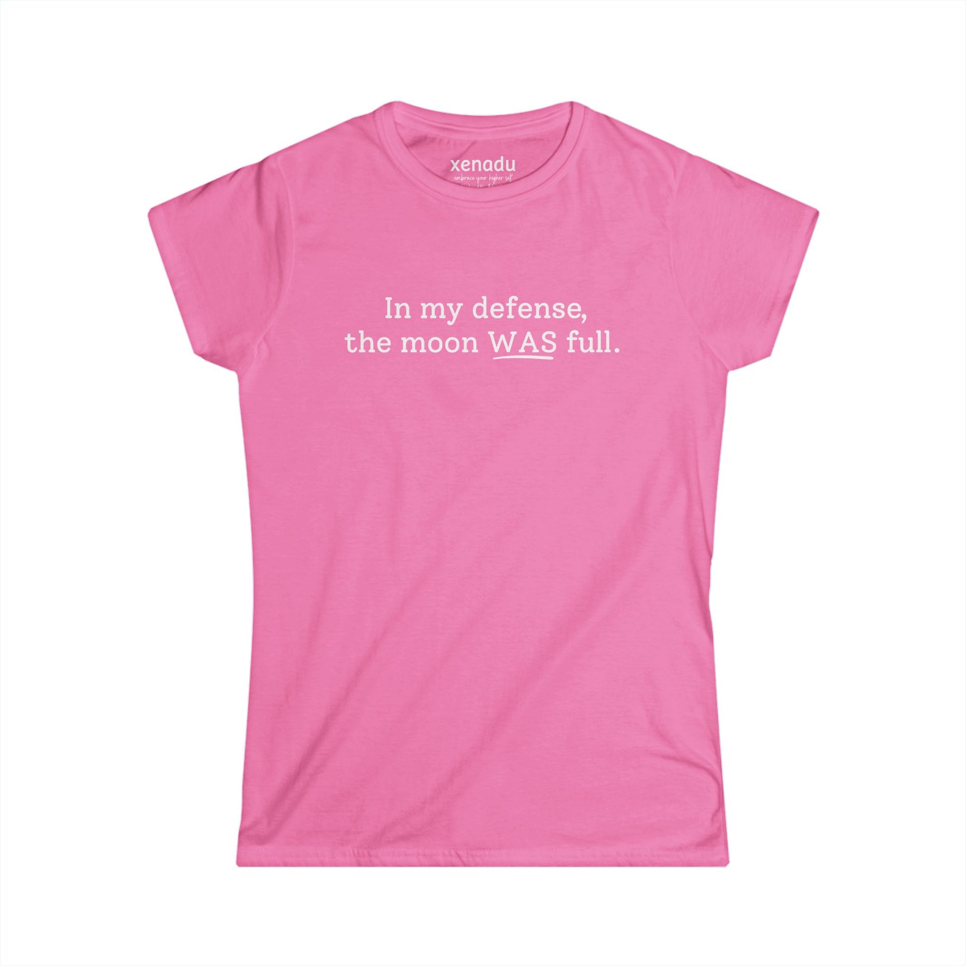 The Moon WAS Full Women's Tee Azalea