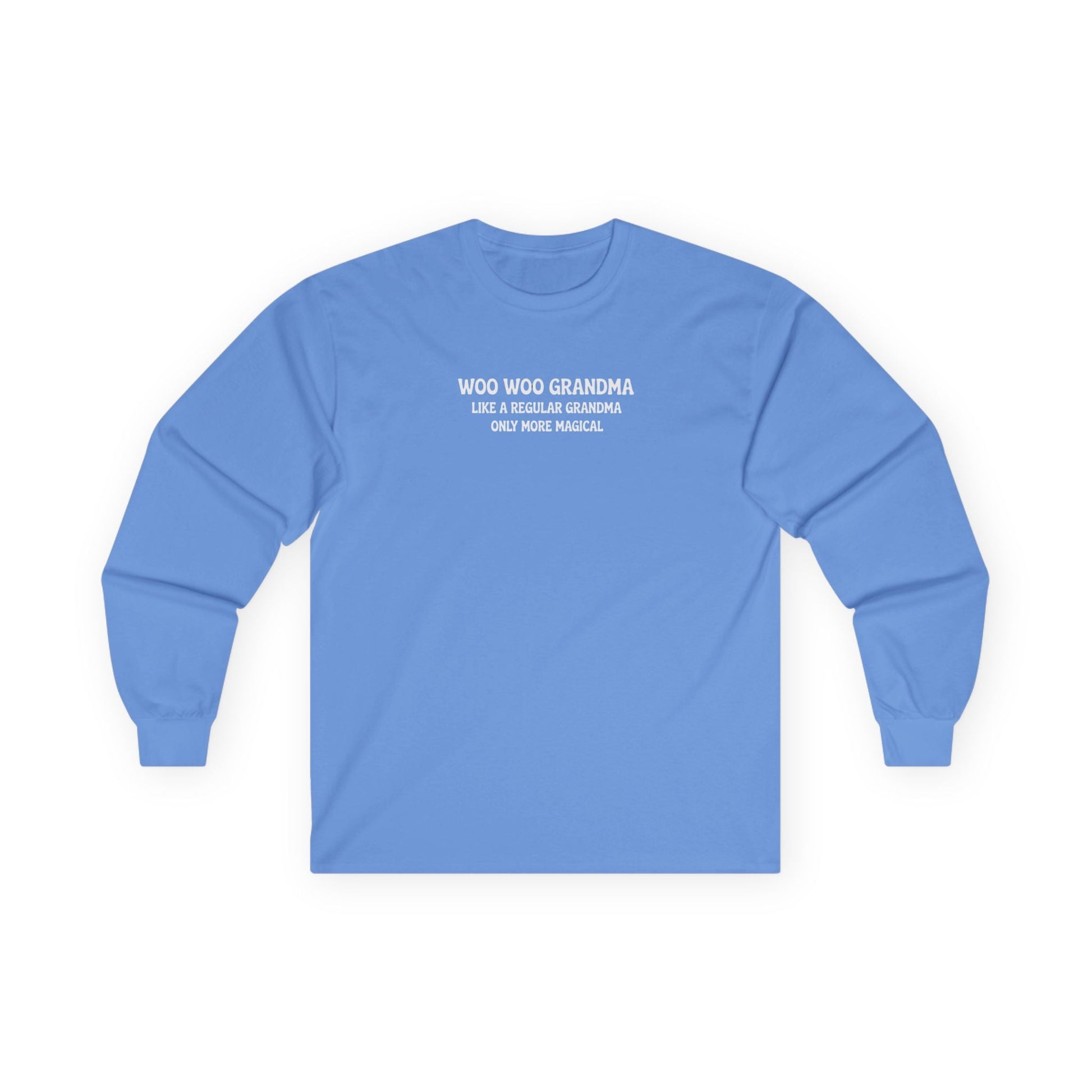 Woo Woo Grandma Long Sleeve Tee Carolina Blue Long-sleeve