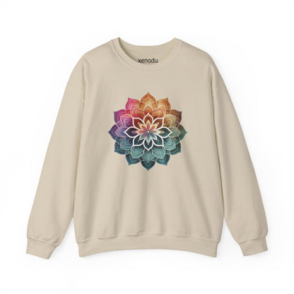 Boho Mandala Sweatshirt Sand Sweatshirt
