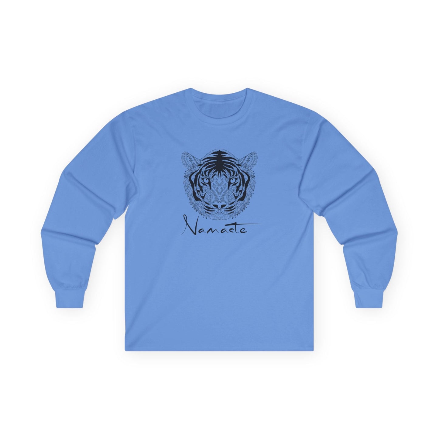 Namaste Tiger Long Sleeve Tee Carolina Blue Long-sleeve
